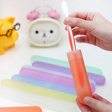 Plastic Toothbrush Covers - 6pc Anti - Bacterial Travel Protectors for Oral Care - Justgrabit Inc.