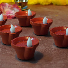 Water Sensor Diyas for Diwali Decoration, Diwali (12 Pcs Set) - justgrabit.in | Just Grab It