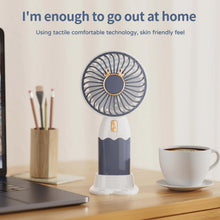 Mini Fan Rechargeable Table Fan Handheld Fan For Home , Office , Car - justgrabit.in | Just Grab It