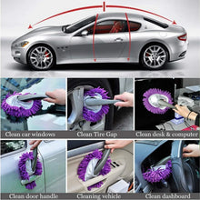 Car Wash Cleaning Brush Microfiber Dusting Tool Duster Dust Mop Home Cleaning For Cleaning and Washing of Dirty Car Glasses, Windows and Exterior. - justgrabit.in | Just Grab It