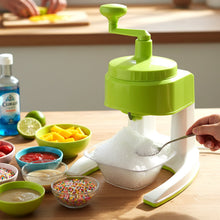 Manual Hand Crank Ice Crusher Snow Maker Machine (1 Set Mix Color) - justgrabit.in | Just Grab It