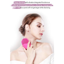 Rechargeable Sonic Silicone Face Cleansing Brush - Justgrabit Inc.