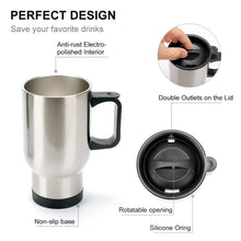 Stainless Steel Vacuum Glass Insulated Glass Coffee Cups, Tumbler (With Lid & Handle / 1 pc) - Justgrabit Inc.