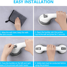 Suction Grab Bar Handle for Bathroom Safety (1 Pc) - justgrabit.in | Just Grab It