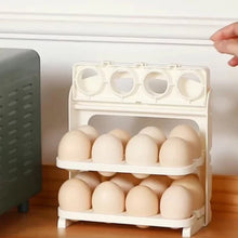 Plastic Foldable Egg Tray | 24 Grid Egg Storage Box (1 Pc) - justgrabit.in | Just Grab It