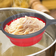 Foldable Silicone Colander for Fruit & Veggies - justgrabit.in | Just Grab It