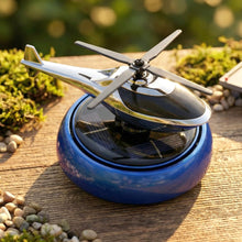 Solar Helicopter Car Dashboard Air Freshener Rotating Perfume Decor - justgrabit.in | Just Grab It