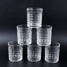 Premium Crystal - Style Glass Tumbler Set (6 Pc / 210 ML) - justgrabit.in | Just Grab It