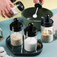Spice Box Glass Jars Multipurpose Masala Seasoning Box Set (1 Pc) - justgrabit.in | Just Grab It