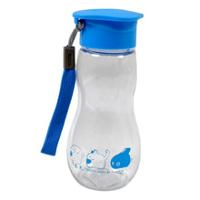 Transparent Travel Portable Water Bottle with Carry Straps (280 ML / 1 Pc) - justgrabit.in | Just Grab It