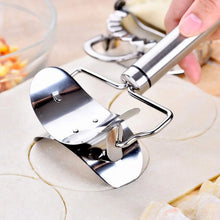 Multifunctional Easy and Fast Stainless Steel Puri cutter roller Machine with Handle for Home Baking Tools for Women, Dough Circle Roller Cutter for Kitchen (1 pc) - Justgrabit Inc.