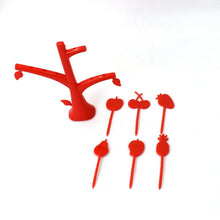 6 Pc Fruit Fork widely used for fruits and vegetable salads while eating them, because of its pointed easy pickup shape and all. - Justgrabit Inc.