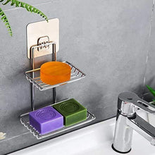 Kitchen Bathroom Soaps Storage Rack with 2 Hook for Home - Justgrabit Inc.