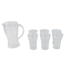 Apex Unbreakable Lemon Jug Set with 6 Glasses – 1200ML Jug + 300ML Glasses Approx - Justgrabit Inc.