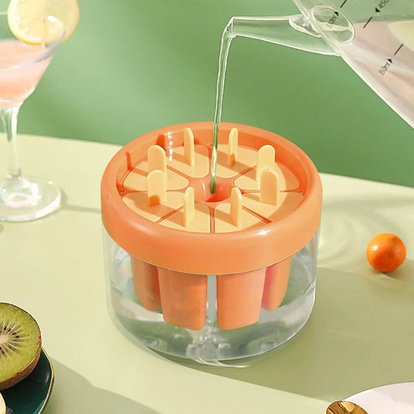 Ice Cream Candy Molds With Sticks Easy Release Summer Party Supplies sicles Candy Molds (8 Candy Mold Maker) - Justgrabit Inc.