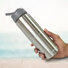 Steel Water Bottle | Fridge Water Bottle with straw (750ML) - justgrabit.in | Just Grab It