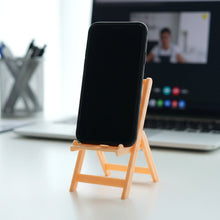 Mini Chair Shape Mobile Stand Holder (1 Pc / Peach Color) - justgrabit.in | Just Grab It