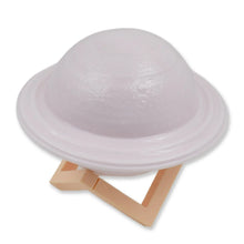 3D Saturn Lamp Home Decoration Bedside Night Light With Base (1 pc / Multicolor) - justgrabit.in | Just Grab It