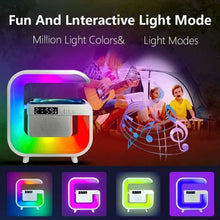 Multi - function Wireless Speaker Audio Desk Lamp Wireless Charger (1 Pc) - justgrabit.in | Just Grab It