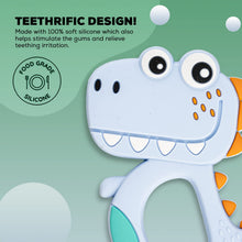 Silicone Dinosaur Teether for Baby (1 Pc / Mix Design & Color) - justgrabit.in | Just Grab It