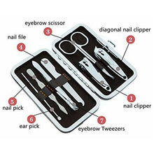Pedicure & Manicure Tools Kit For Women, Nail Clipper (7in1) - Justgrabit Inc.