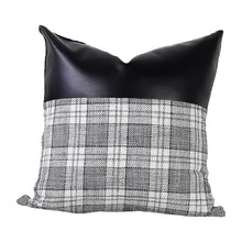 Pillow Covers Cushion Cases Soft Leather and Cotton (23 × 22 Inch / 1 Pair / 2 Pc) - justgrabit.in | Just Grab It