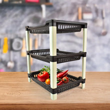 Apex Big Multi use Plastic Storage Rack – 3 - Tier (1 Pc) - Justgrabit Inc.
