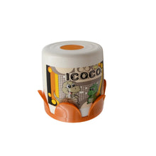 Plastic Round Tissue Box For Toilet Tissue Case Paper Box Plaid Skid Resistance Napkin Box Tissue Paper Holder, Tissue Box Cover Tissue Holder For Home (1 Pc) - justgrabit.in | Just Grab It