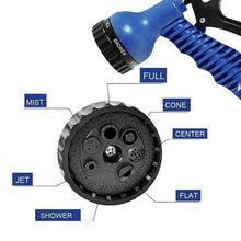Expandable Magic Garden Hose with Spray Gun, Approx 4 Metre Pipe (1 Set / Mix Color) - justgrabit.in | Just Grab It