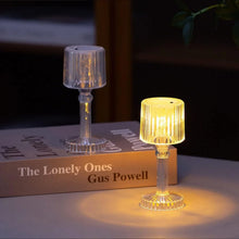 Big Acrylic LED Desk Lamps Table Lamp Portable Crystal, Diwali (1 Pc / Big) - justgrabit.in | Just Grab It