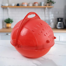 Plastic Revolving Multi Functional Rice, Vegetable Fruit Wash Basket Bowl - Justgrabit Inc.