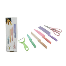 Corrugated 6Pc Kitchen Knife Set Professional Box Knife Set 6 Piece Forged Kitchen Knives with Box. - Justgrabit Inc.