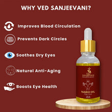 Ved Sanjeevani 100% Organic Ayurvedic Nabhi Oil for Eye Care (30ML / 1 Pc) - justgrabit.in | Just Grab It