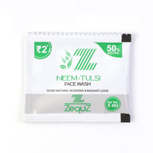 Zequz Neem & Tulsi Herbal Face Wash Sachet (5 ML / 1 Pc) - justgrabit.in | Just Grab It