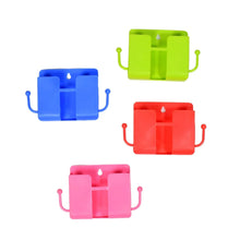 Wall Mounted Storage Box / Remote Storage Organizer Case with 2 Side Hanging Hooks (4 Pcs Set) - Justgrabit Inc.