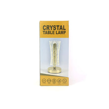 Luxury Tall Cylindrical Crystal Table Lamp (1 Pc) - justgrabit.in | Just Grab It