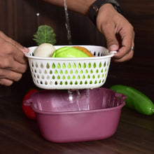 2 In 1 Basket Strainer To Rinse Various Types Of Items Like Fruits, Vegetables Etc. - Justgrabit Inc.