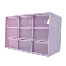 Plastic Compact Drawer Organizer for Jewellery (9 Compartment) - justgrabit.in | Just Grab It