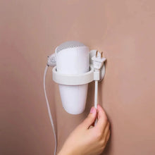 Wall Mount Hair Dryer Holder with Suction Cup, Plastic Wall Bracket for Bathroom, Beauty Salon / Home Use Self Adhesive Hair Dryer Stand Rack (1 Pc) - Justgrabit Inc.