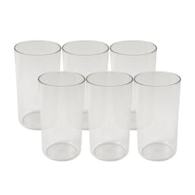 Apex Clear Plastic Tumbler / Glass Set – 6 - Piece Unbreakable - Justgrabit Inc.
