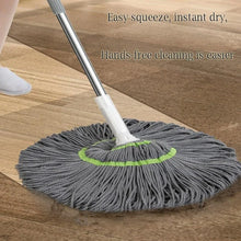 Squeeze Twist Mop Self Wringing Mop, Stainless Steel Handle (1 Pc) - Justgrabit Inc.