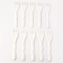 Compostable Bagasse Fork – 10 Pcs Pack - justgrabit.in | Just Grab It