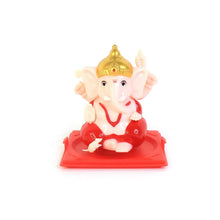Decorative Small Lord Ganesh Idol in Transparent Case (1 Pc) - Justgrabit Inc.