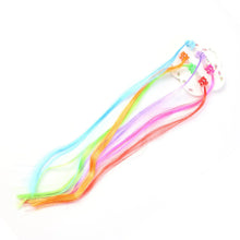 Kids Hair Extensions with Hair Clips (6 Pc Mix Color) - justgrabit.in | Just Grab It