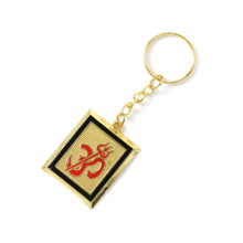 Om Trishul Symbol Golden Keychain (1 Pc) - justgrabit.in | Just Grab It