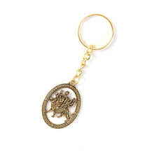 Premium Golden Metal Durga Maa Keychain (1 Pc) - justgrabit.in | Just Grab It