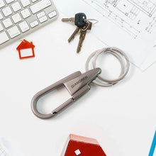 Dual - Ring Carabiner Key Holder - (1 Pc) - justgrabit.in | Just Grab It