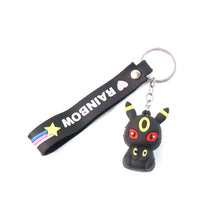 Cute Cartoon Silicone 3D Key Chain with Metal Hook & Strap (Pack of 1 / Mix Design) - justgrabit.in | Just Grab It