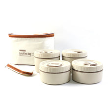 Bento Style Lunch Box Set with Multiple Containers & Carry Bag - justgrabit.in | Just Grab It