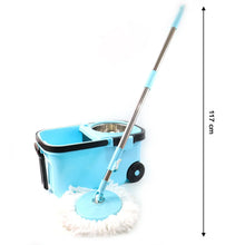 360° Spin Mop with Super Absorbent Microfiber Heads (1 Set) - Justgrabit Inc.